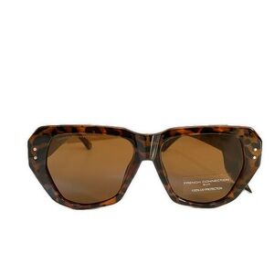 French Connection - Oversized Brown Tortoise Sunglasses